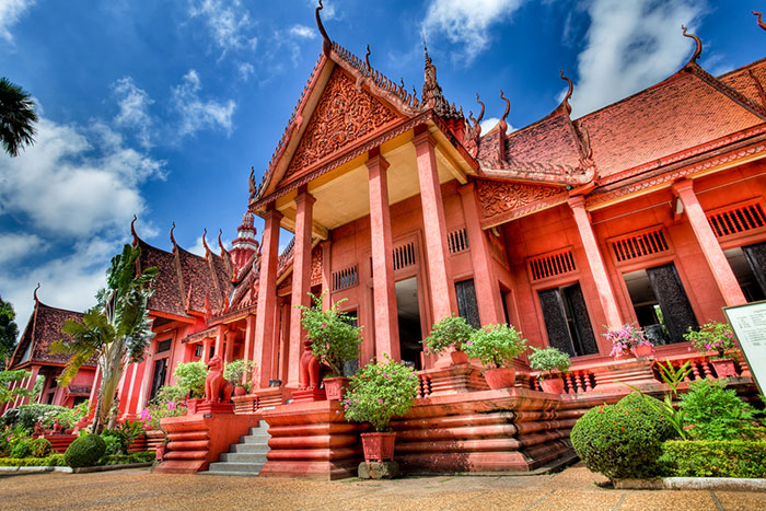 musée national cambodge bâtiment khmer